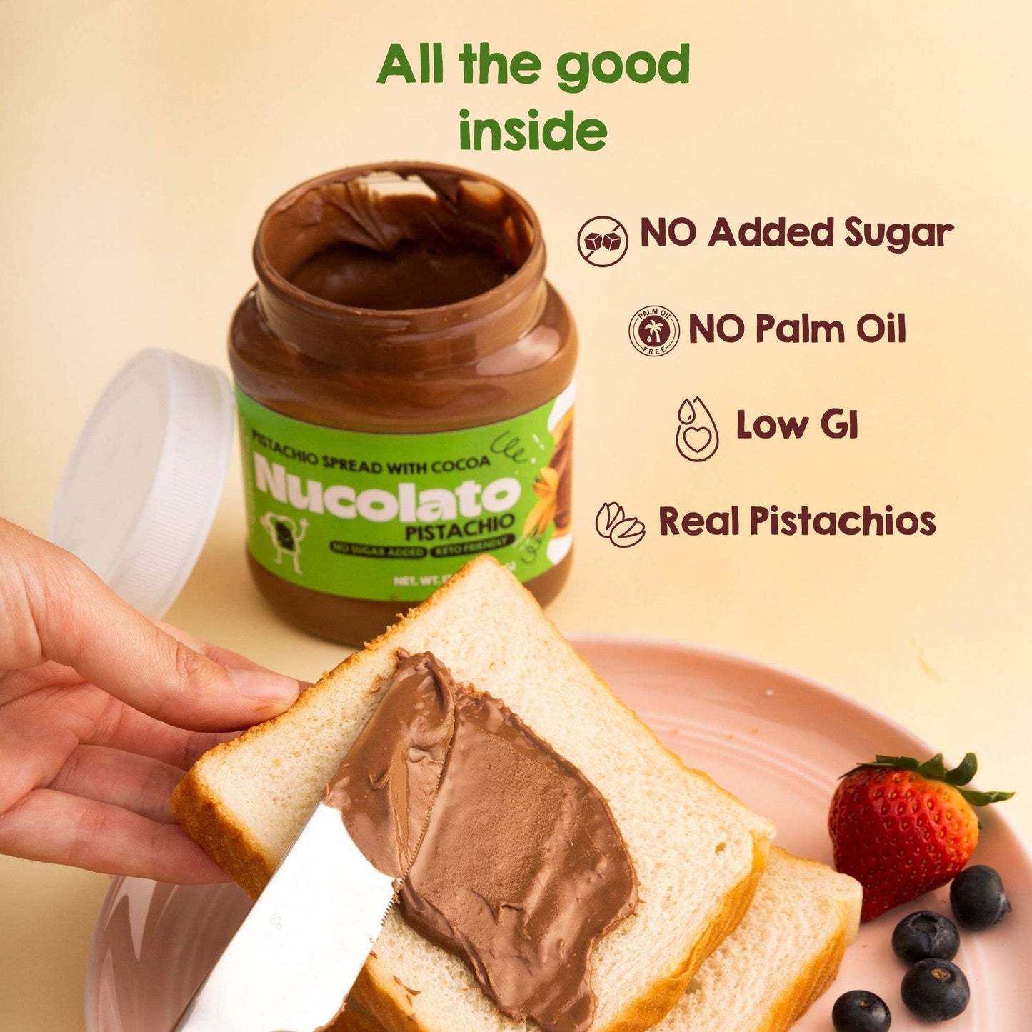 Pistachio Spread | Healthy Spread for Dubai Chocolate