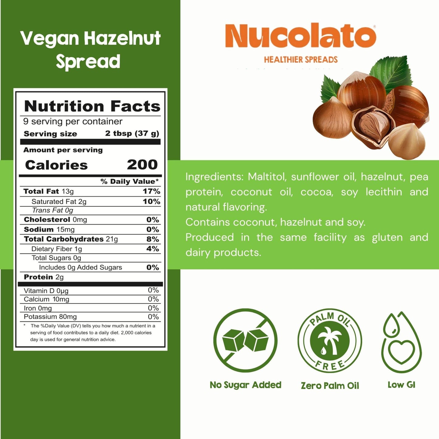Vegan Hazelnut Spread | Healthy Snacks, Sugar Free, Keto
