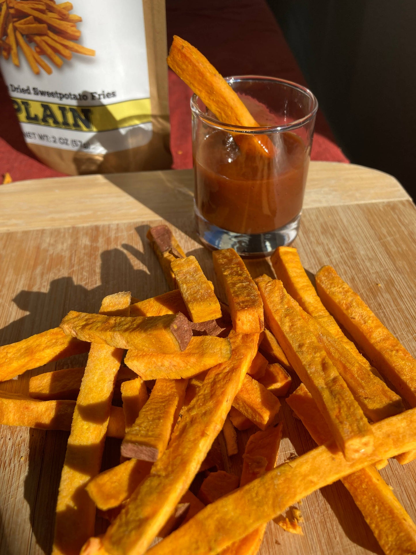 2 oz Plain (No Salt) Sweetpotato Fries
