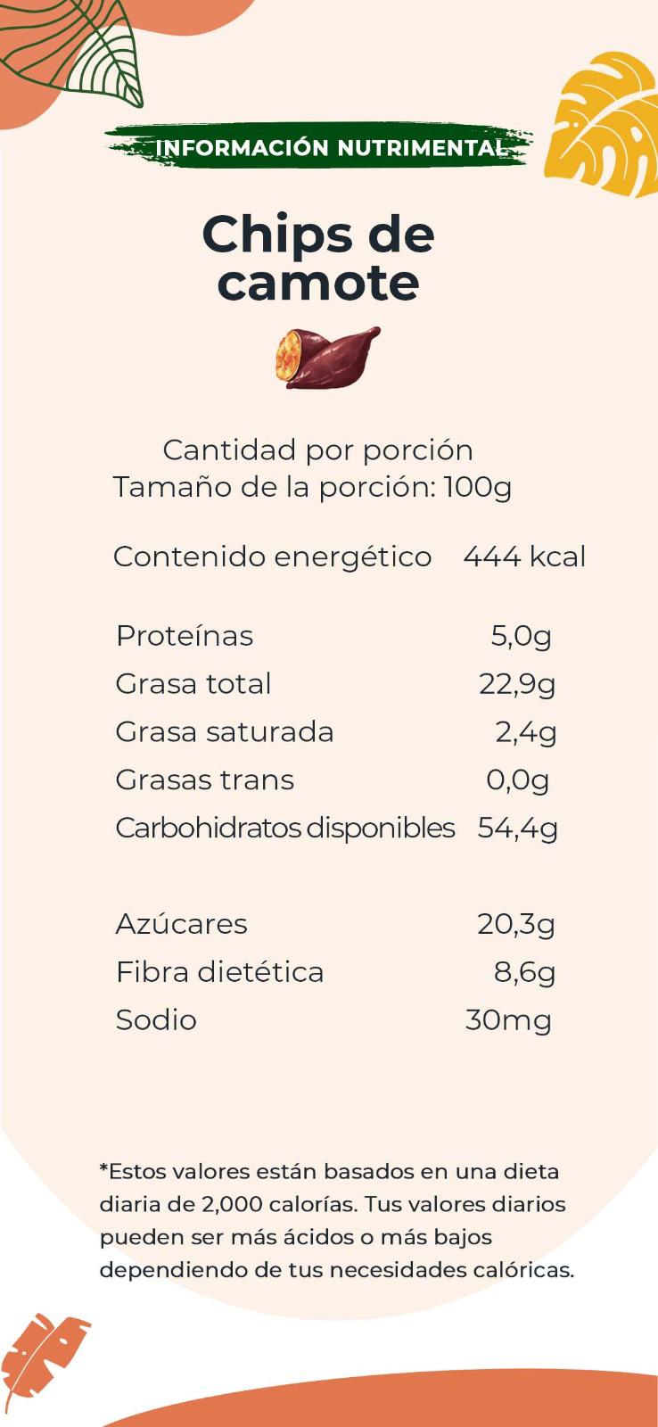 Chips de Camote