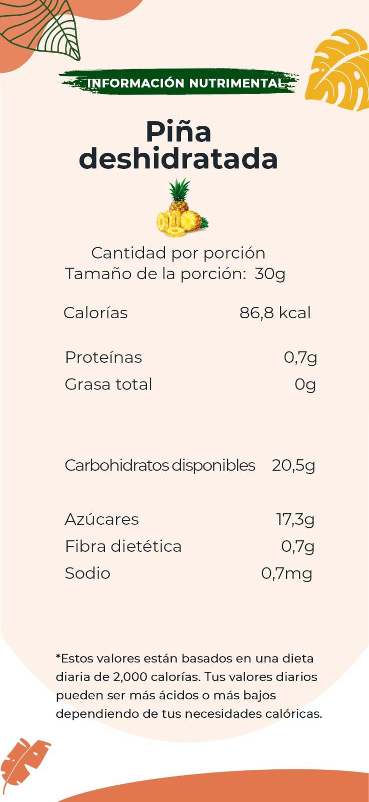 Piña Deshidratada