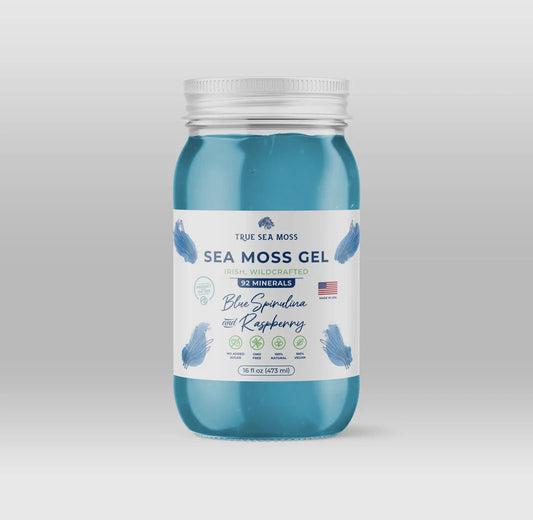 BLUE SPIRULINA SEA MOSS GEL