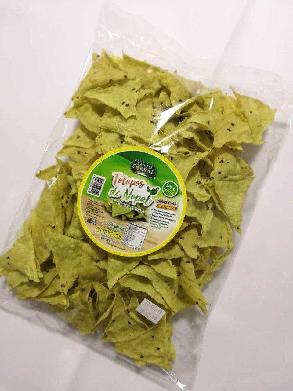 Totopos Nopal - Cacti Chips