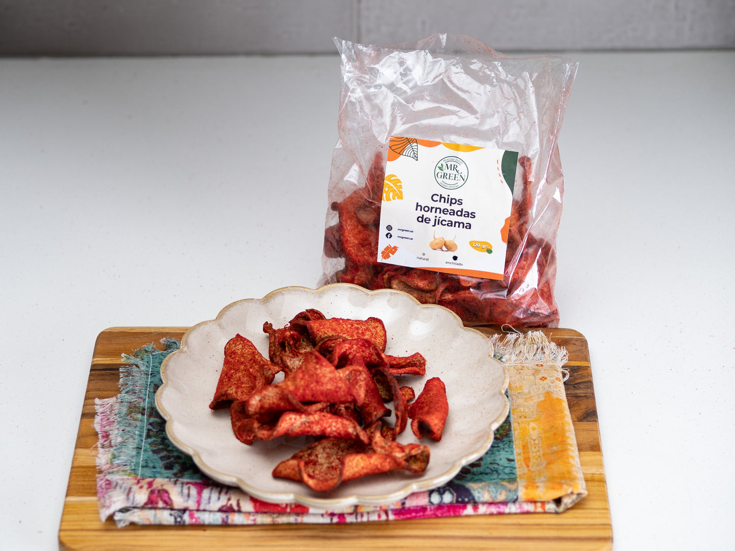 Chips de Jicama