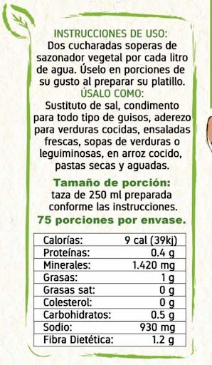 Sazonador Vegetal