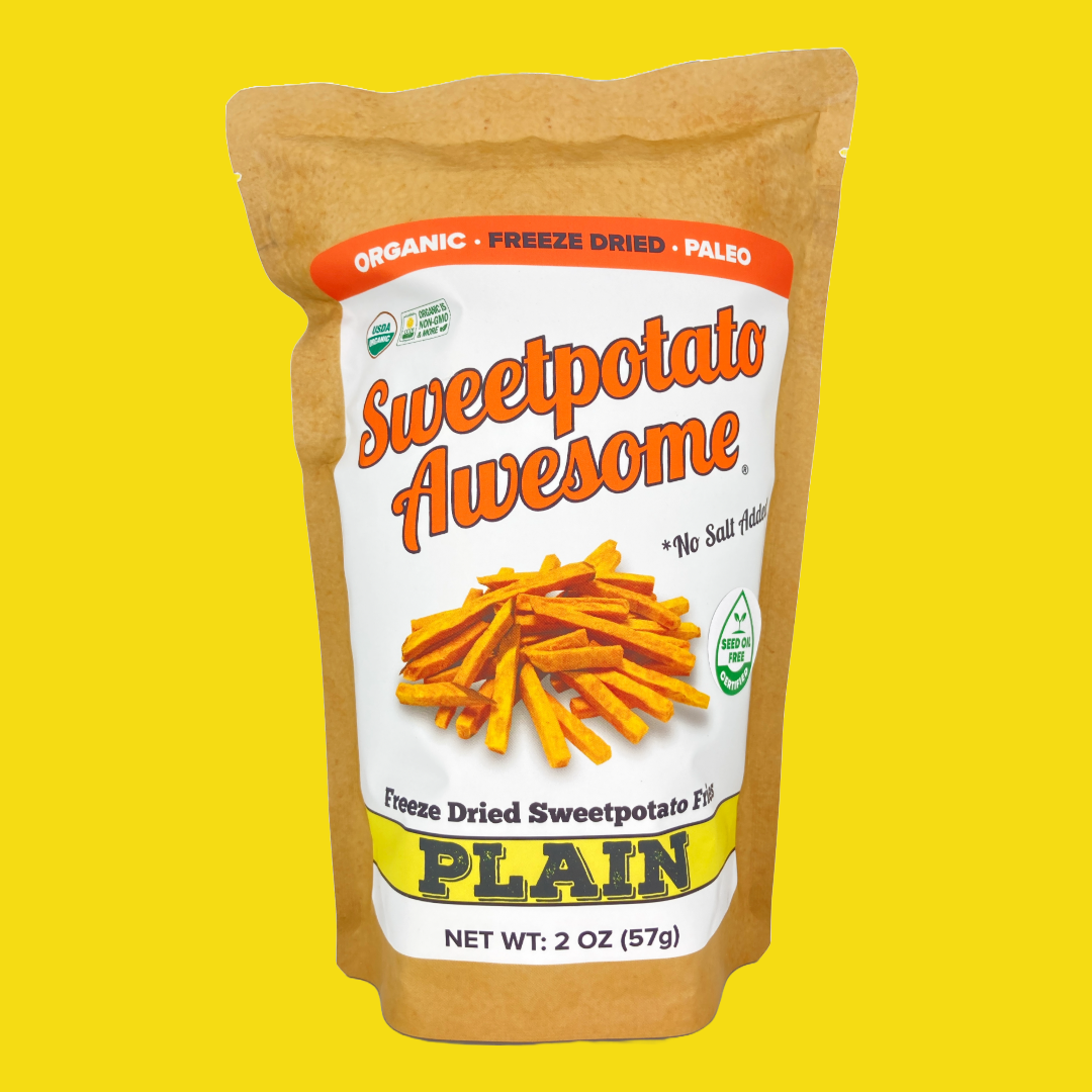 2 oz Plain (No Salt) Sweetpotato Fries