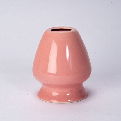 4-Piece Ceremonial Matcha Gift Set with Whisk, Stand and Scoop – Pink, 12 oz