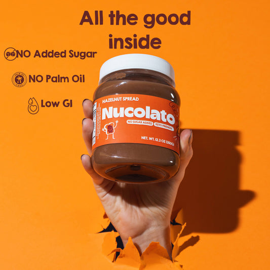 Nucolato - Classic Hazelnut Spread | Healthy Snacks, Sugar Free, Keto