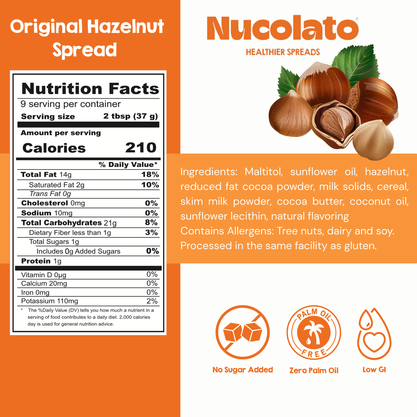 Classic Hazelnut Spread | Healthy Snacks, Sugar Free, Keto