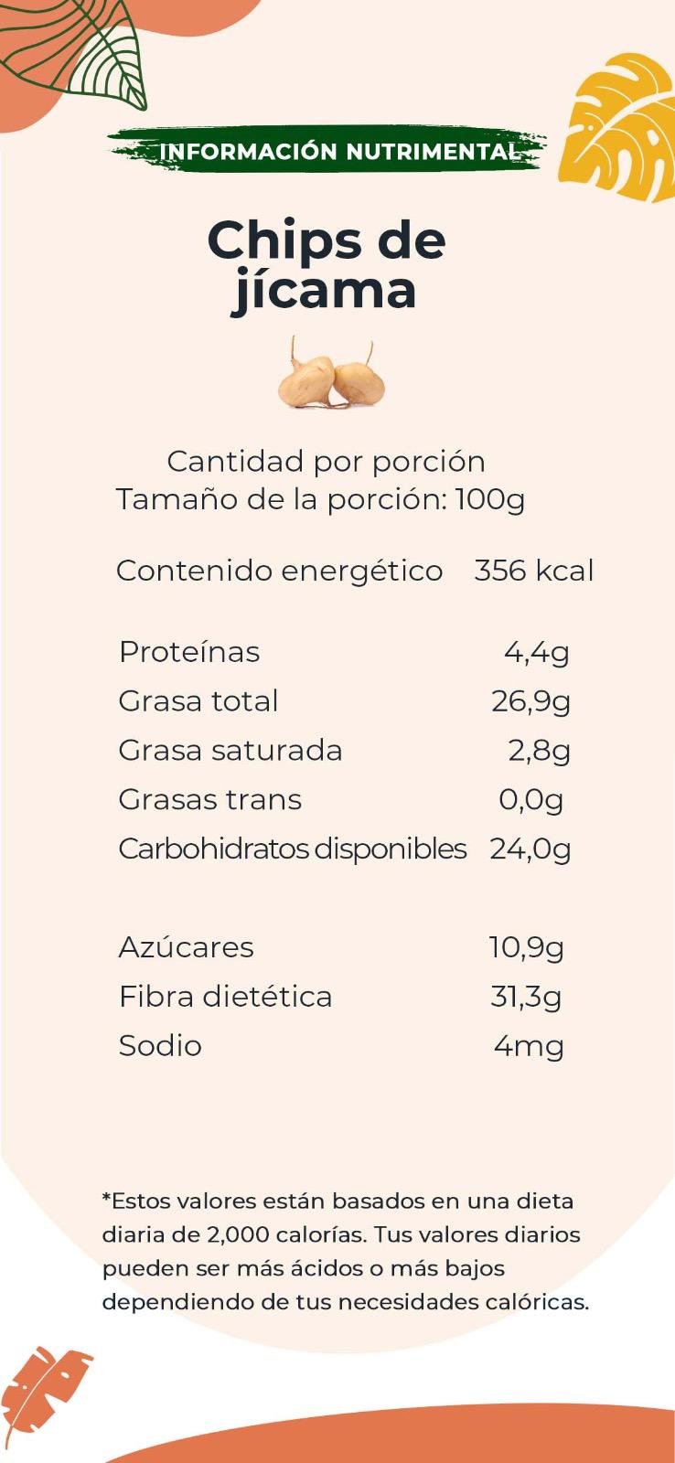 Chips de Jicama