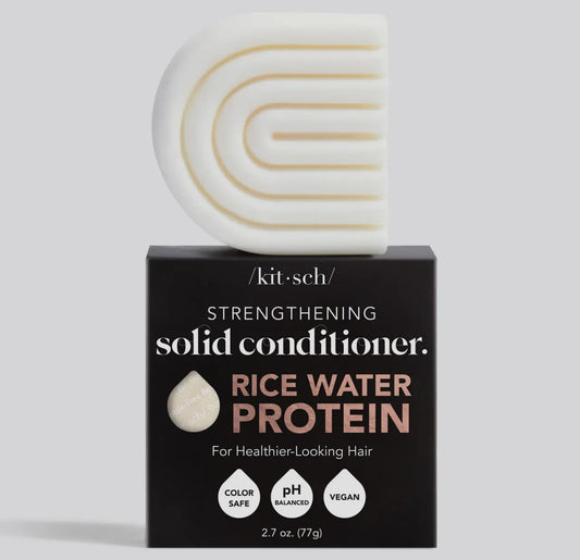 Strengthening solid conditioner rice water