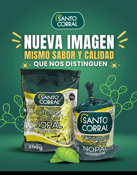 Totopos Nopal - Cacti Chips