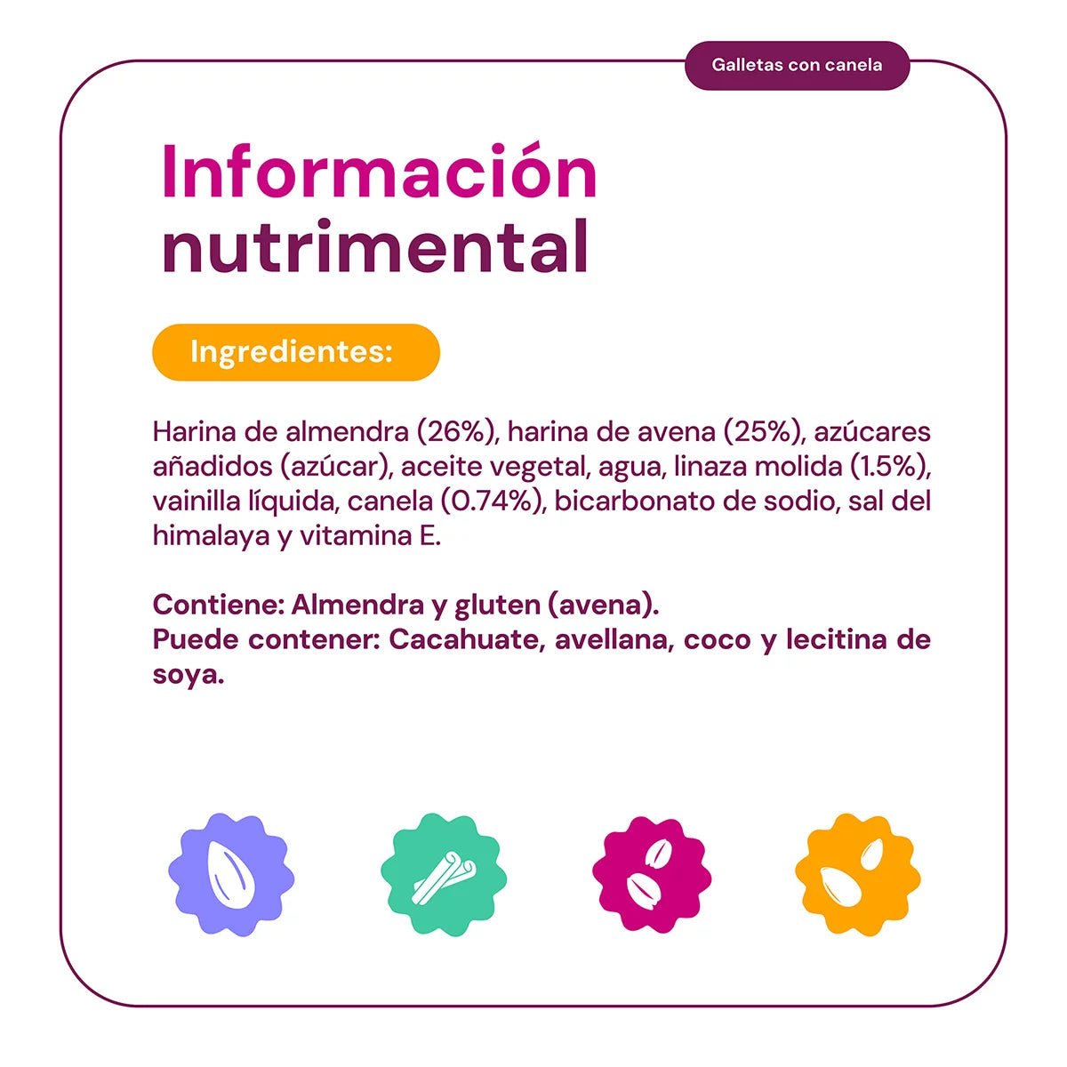Galletas Morama - Almendra
